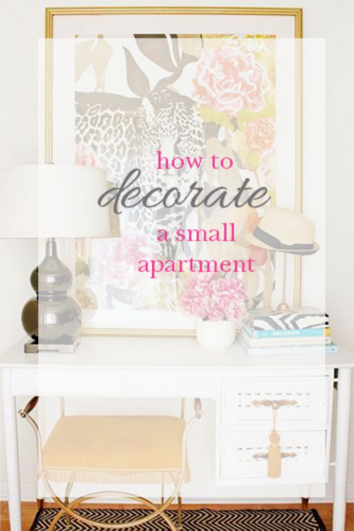 How To Decorate A Small Apartment - DC Girl in Pearls