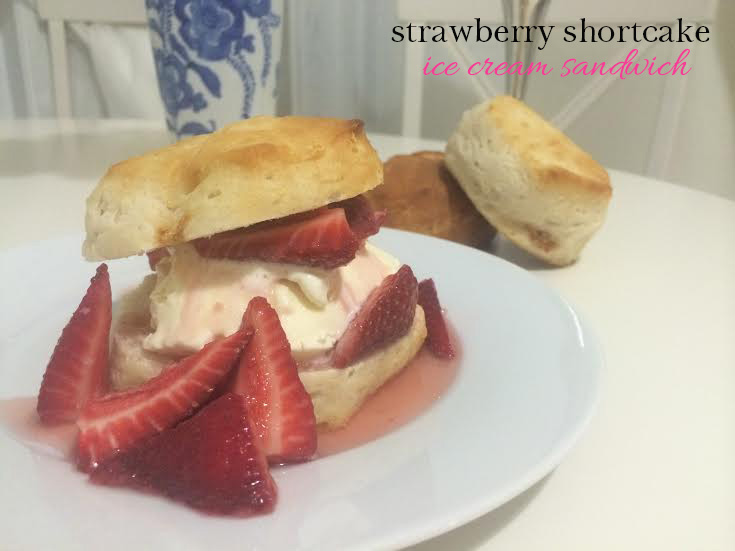 DC Girl in Pearls - Strawberry Shortcake Ice Cream Sandwich