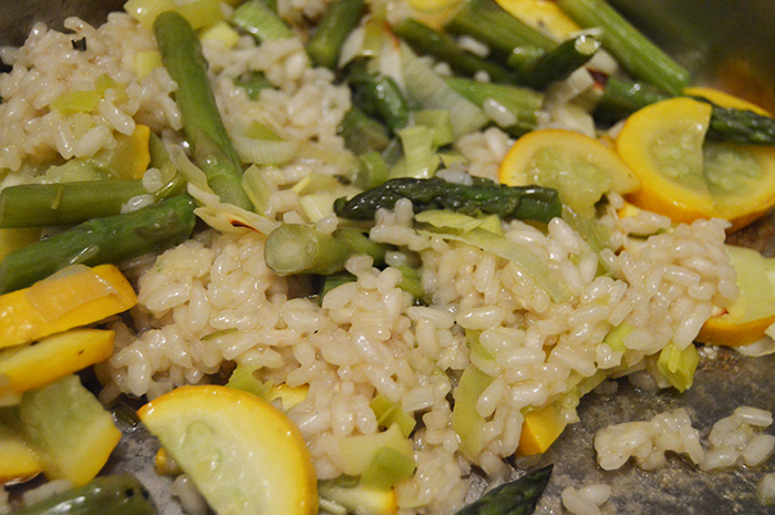 DC Girl in Pearls - Simple Summer Vegetable Risotto
