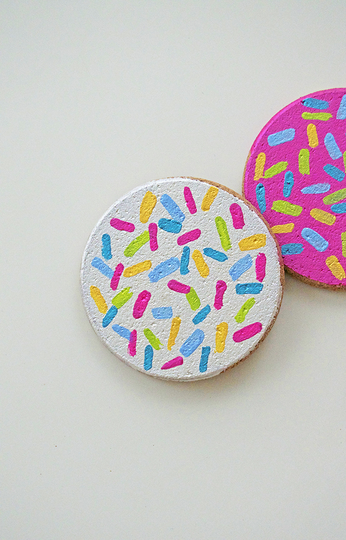 DIY Donut Cork Coasters | dcgirlinpearls.com