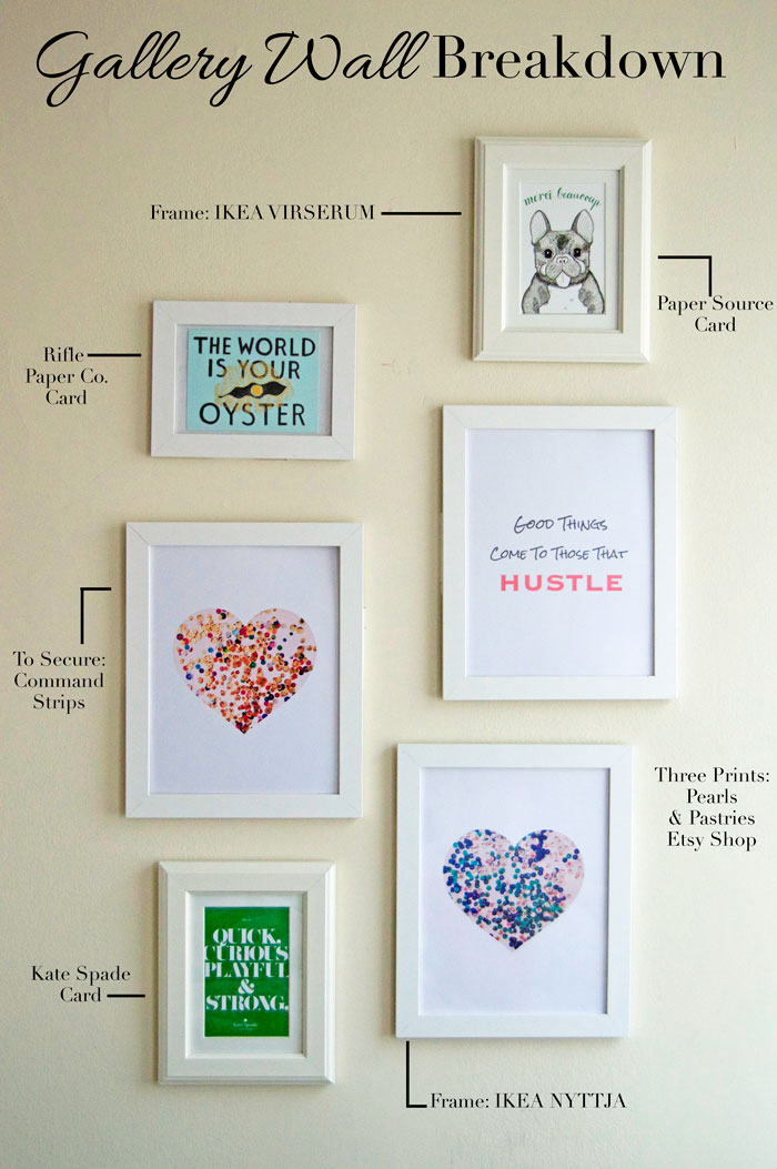 Gallery Wall on a Budget |dcgirlinpearls.com