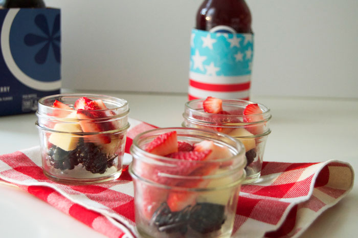 Memorial Day Fruit + Cheese Salad Jars |dcgirlinpearls.com